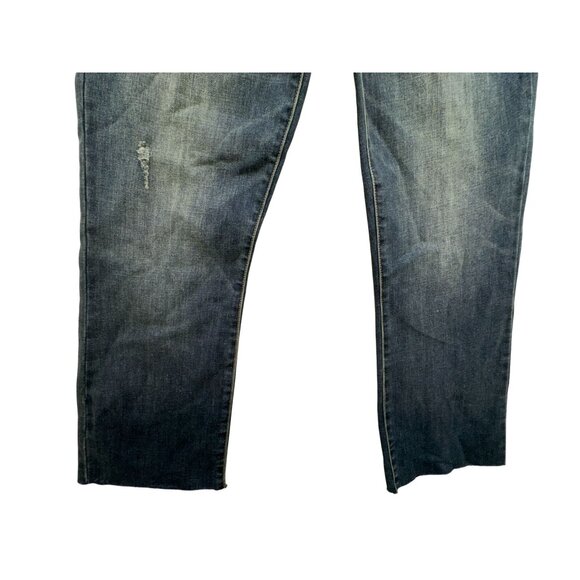 Sam Edelman Womens Stiletto Crop Boot Jeans Size 14/32 High Rise Blue Denim - Picture 9 of 16